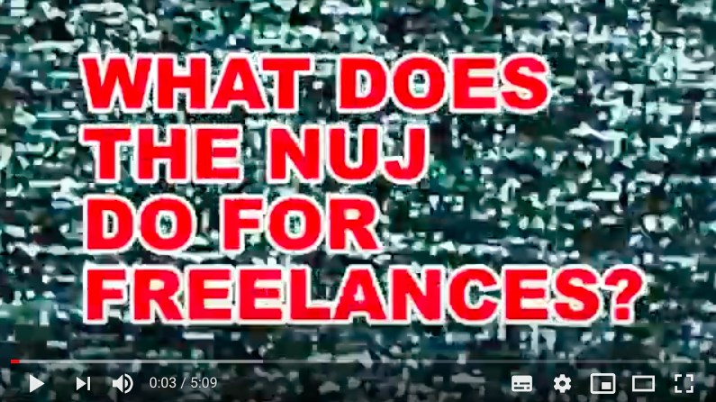 Freelance recruitment video, made for the NUJ